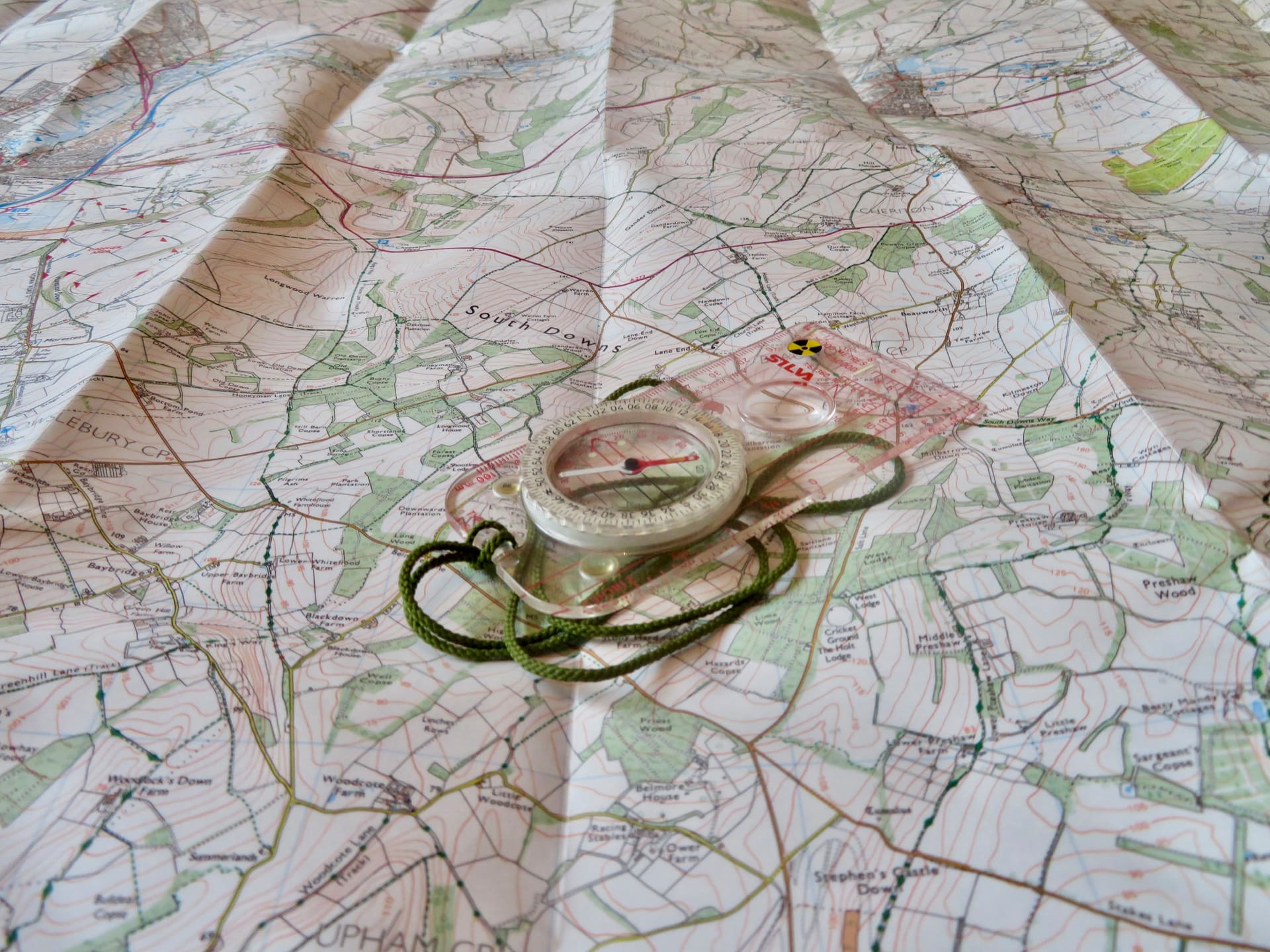 Compass on a map as a discovery and validation metaphor